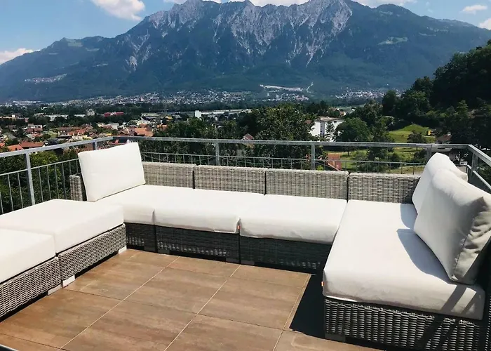 Alpen Panorama View Luxury House With Green Garden